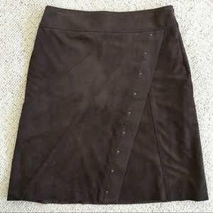 Renuar faux suede skirt